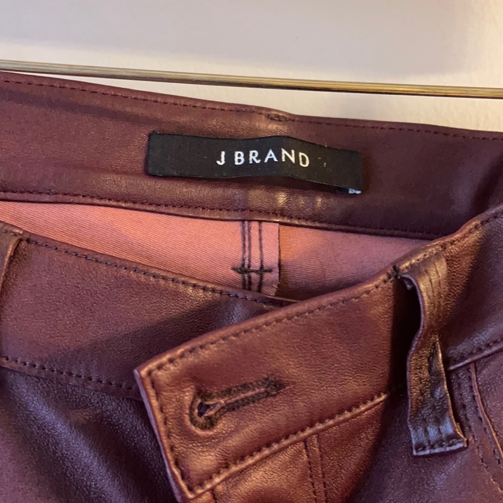 BNWT J BRAND leather biker pants